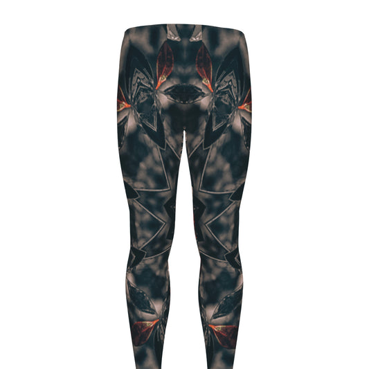 Vintage Kaleidoscope Print Men's leggings