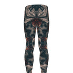 Vintage Kaleidoscope Print Men's leggings