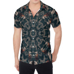Vintage Kaleidoscope Print Men's Shirt