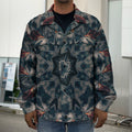 Vintage Kaleidoscope Print Men's Shirt Jacket