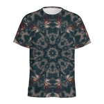 Vintage Kaleidoscope Print Men's Sports T-Shirt