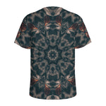 Vintage Kaleidoscope Print Men's Sports T-Shirt