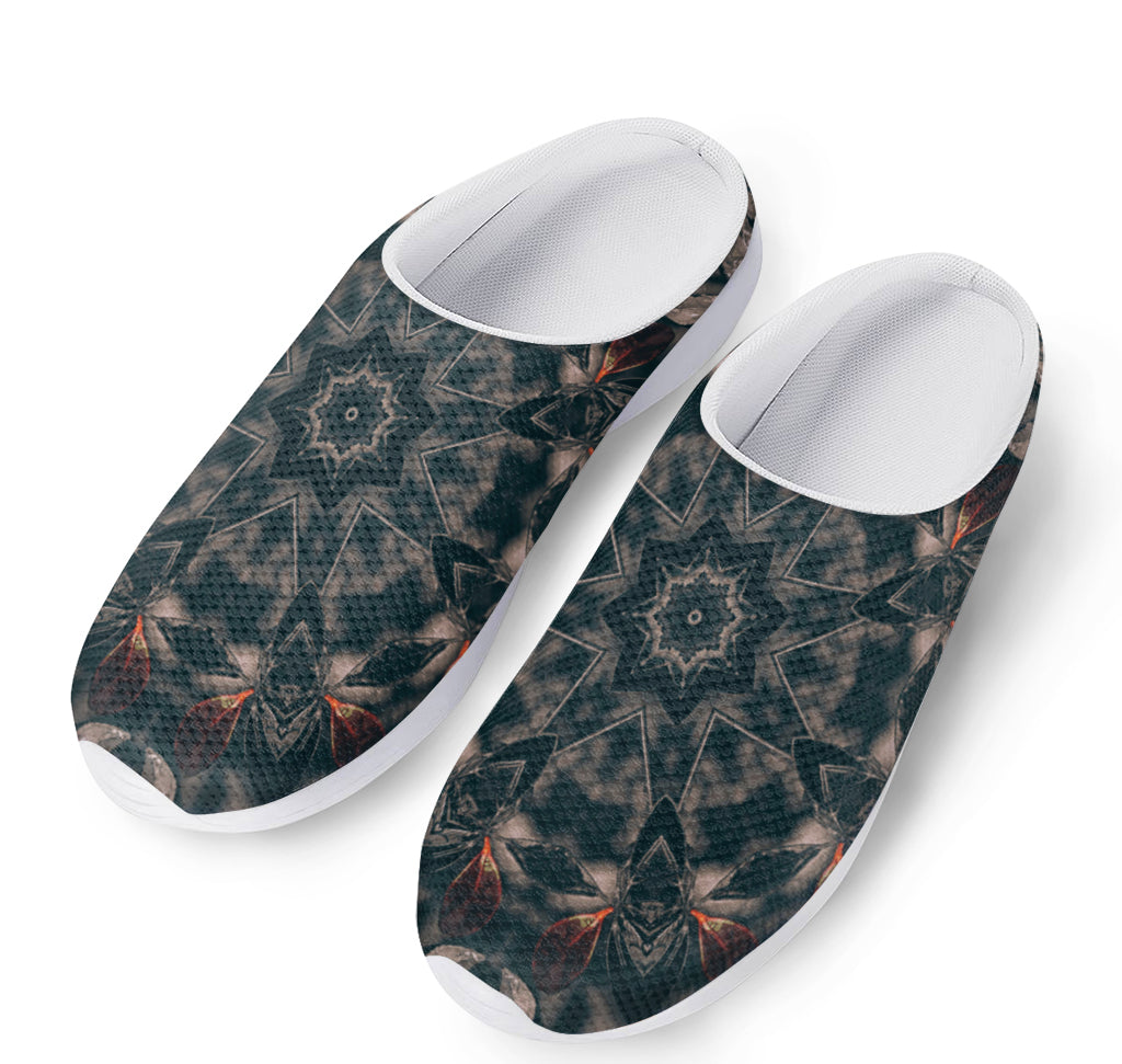 Vintage Kaleidoscope Print Mesh Casual Shoes