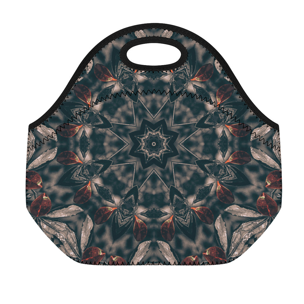 Vintage Kaleidoscope Print Neoprene Lunch Bag