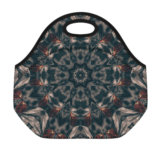 Vintage Kaleidoscope Print Neoprene Lunch Bag