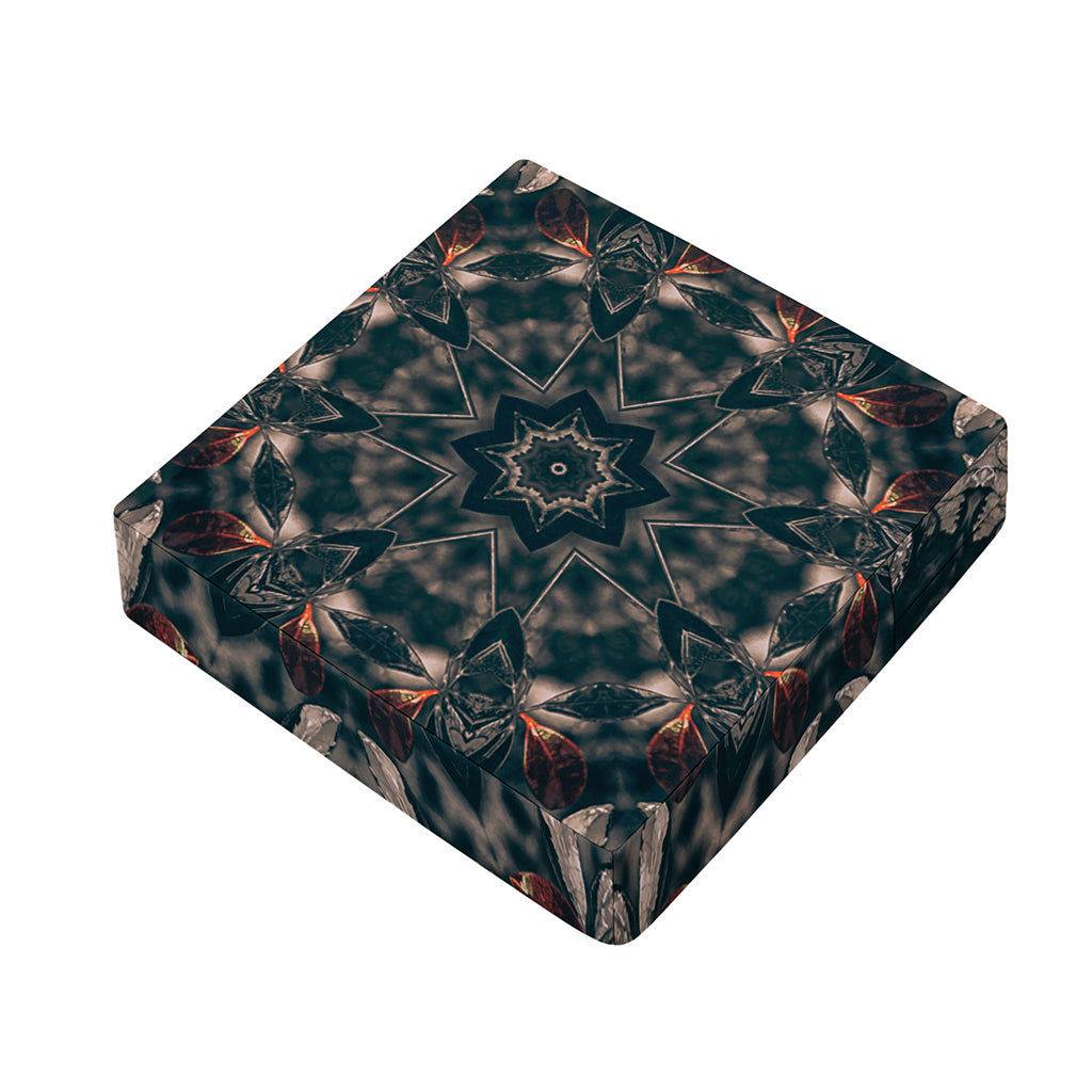 Vintage Kaleidoscope Print Outdoor Seat Cushion Cover