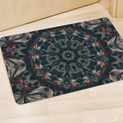Vintage Kaleidoscope Print Polyester Doormat