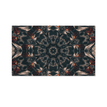Vintage Kaleidoscope Print Polyester Flag