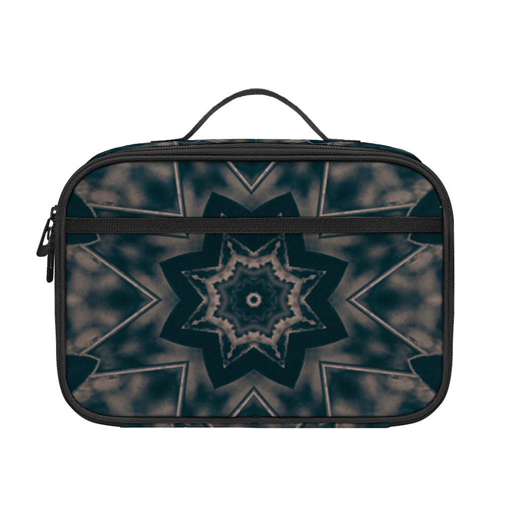 Vintage Kaleidoscope Print Portable Lunch Bag