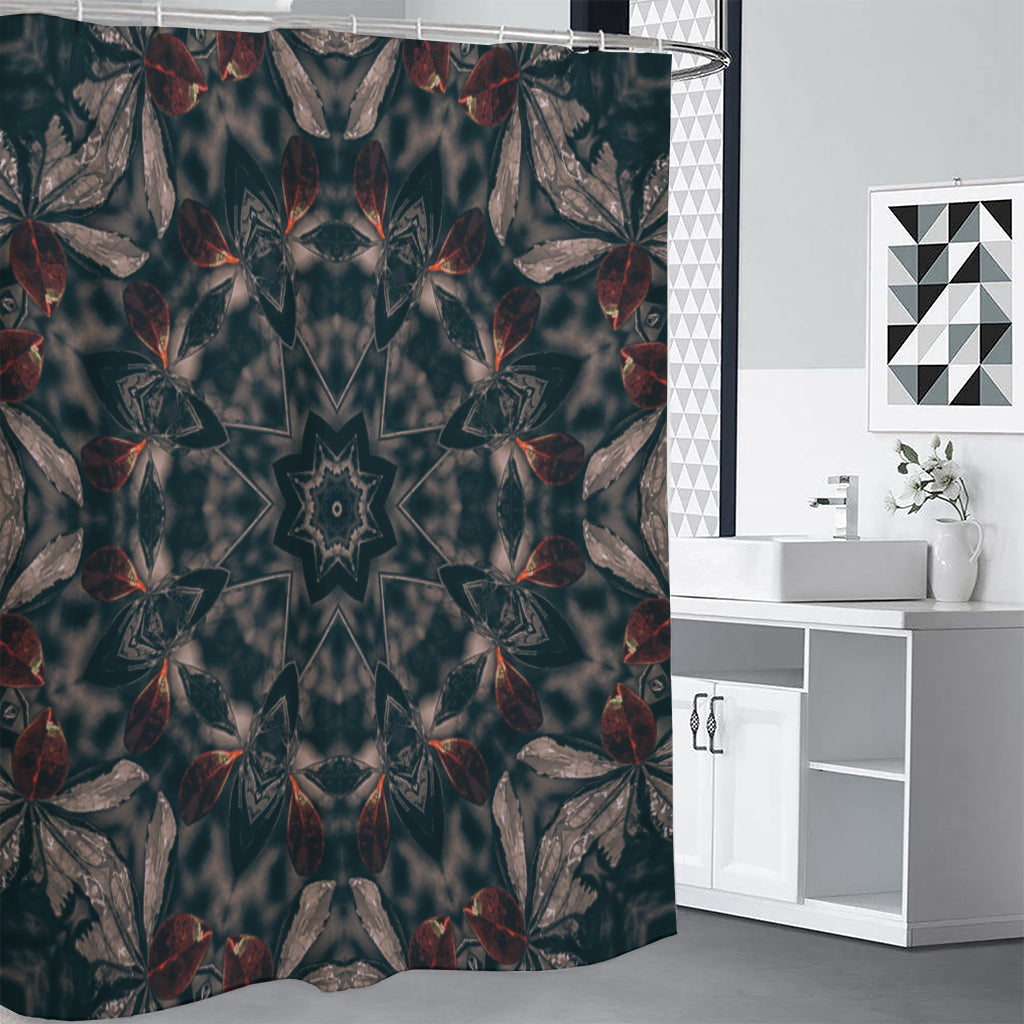 Vintage Kaleidoscope Print Premium Shower Curtain