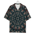 Vintage Kaleidoscope Print Rayon Hawaiian Shirt