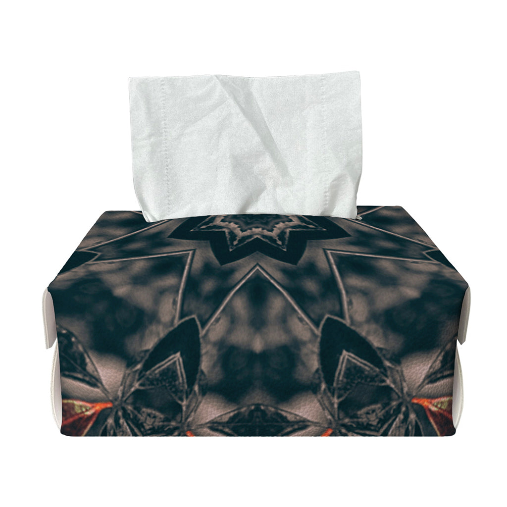 Vintage Kaleidoscope Print Rectangle Tissue Box Cover