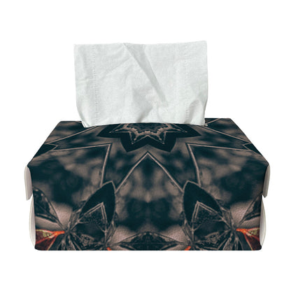 Vintage Kaleidoscope Print Rectangle Tissue Box Cover