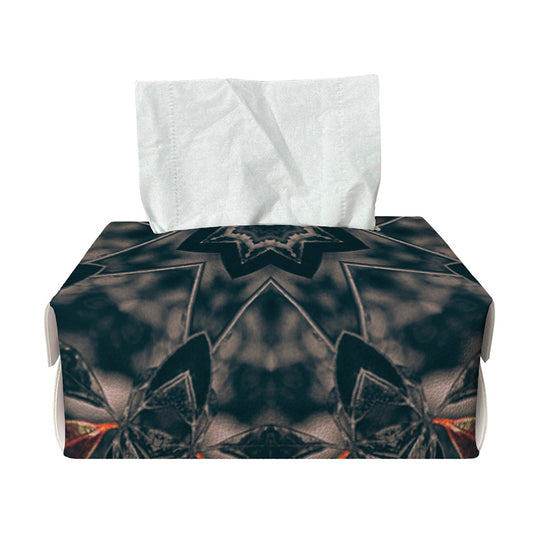 Vintage Kaleidoscope Print Rectangle Tissue Box Cover