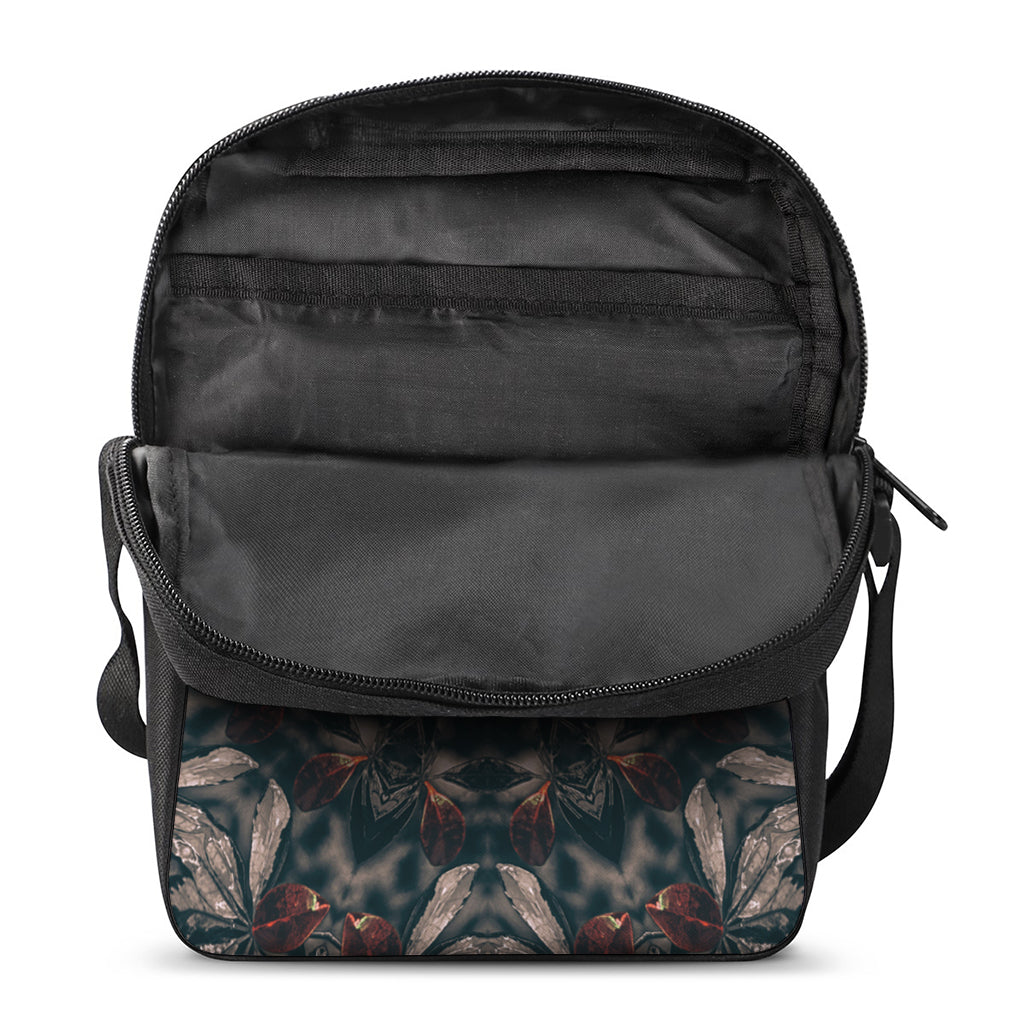 Vintage Kaleidoscope Print Rectangular Crossbody Bag