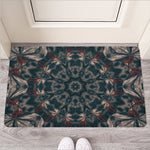 Vintage Kaleidoscope Print Rubber Doormat