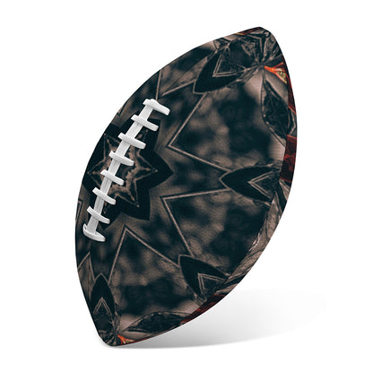 Vintage Kaleidoscope Print Rugby Ball