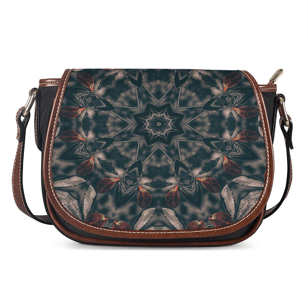 Vintage Kaleidoscope Print Saddle Bag
