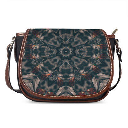 Vintage Kaleidoscope Print Saddle Bag