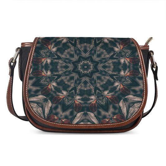 Vintage Kaleidoscope Print Saddle Bag