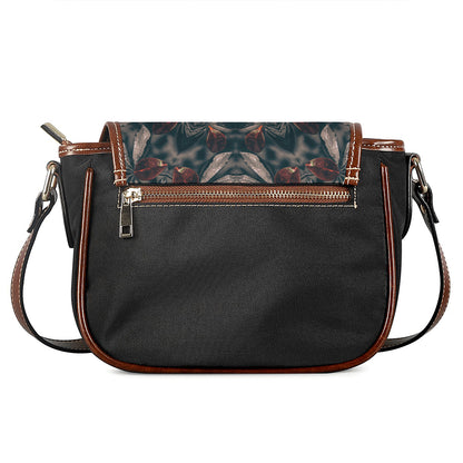 Vintage Kaleidoscope Print Saddle Bag