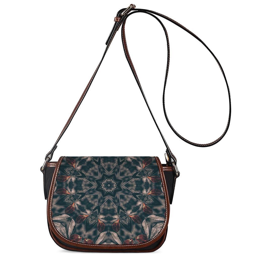 Vintage Kaleidoscope Print Saddle Bag
