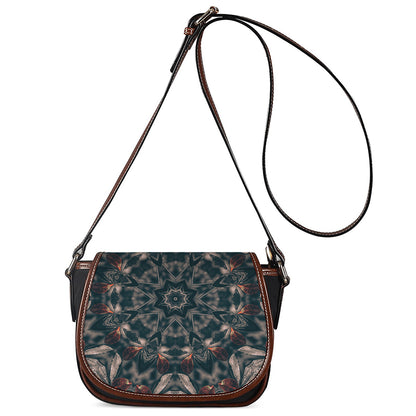 Vintage Kaleidoscope Print Saddle Bag