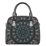 Vintage Kaleidoscope Print Shoulder Handbag