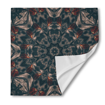 Vintage Kaleidoscope Print Silk Bandana