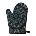 Vintage Kaleidoscope Print Single Oven Mitt