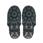 Vintage Kaleidoscope Print Slippers