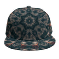 Vintage Kaleidoscope Print Snapback Cap