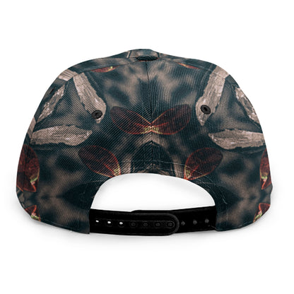 Vintage Kaleidoscope Print Snapback Cap