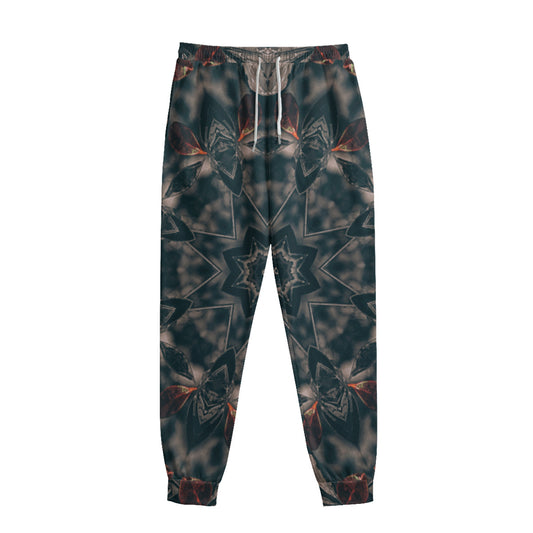 Vintage Kaleidoscope Print Sweatpants