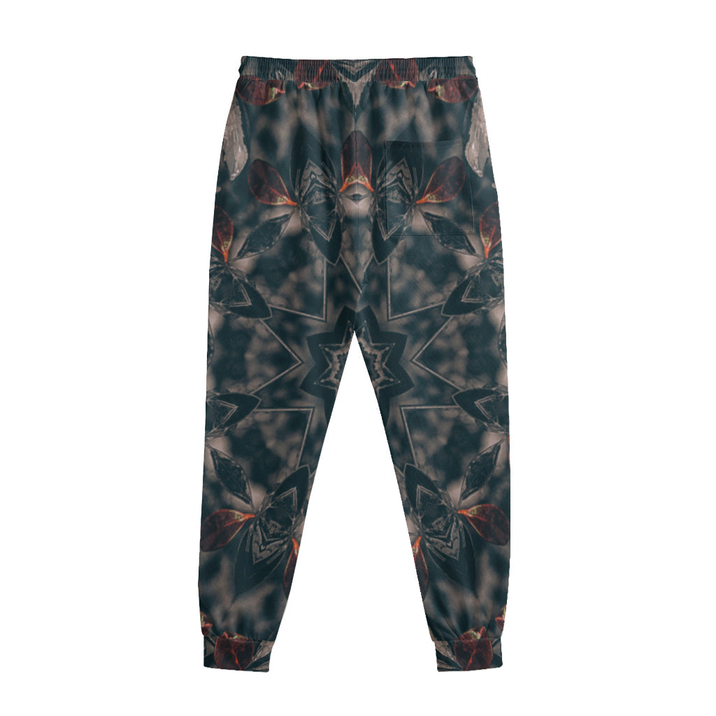 Vintage Kaleidoscope Print Sweatpants