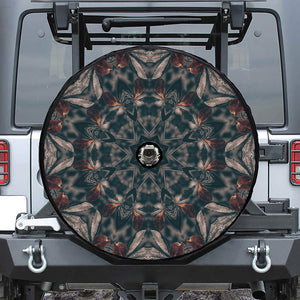 Vintage Kaleidoscope Print Tire Cover With Camera Hole