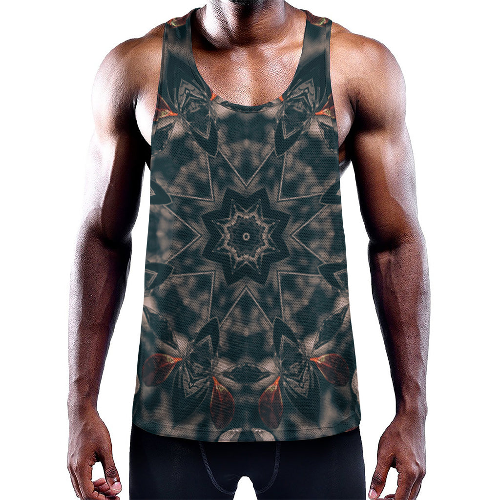 Vintage Kaleidoscope Print Training Tank Top