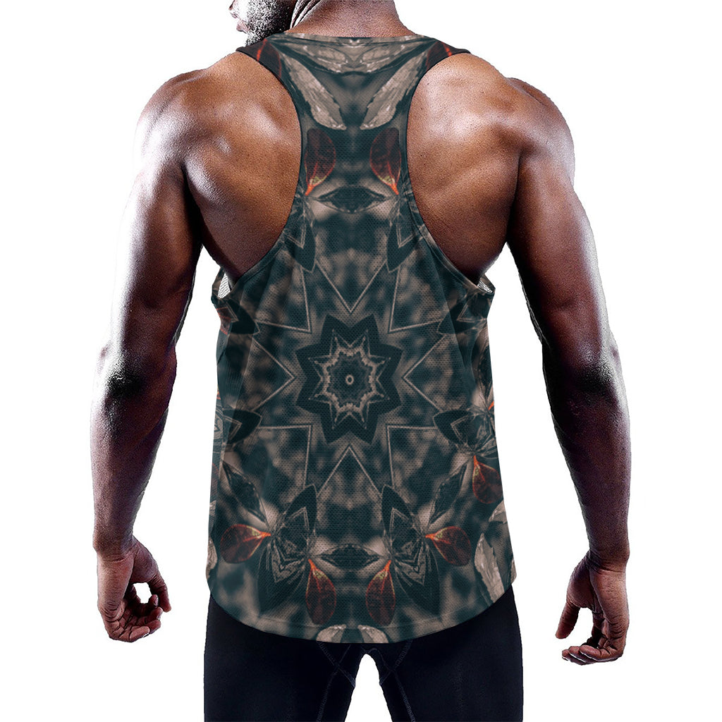 Vintage Kaleidoscope Print Training Tank Top