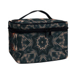 Vintage Kaleidoscope Print Travel Makeup Bag