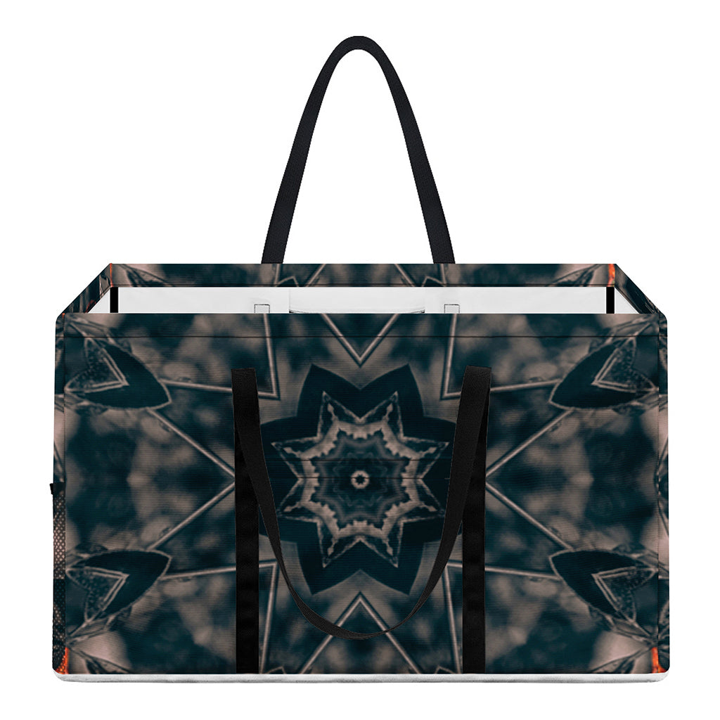 Vintage Kaleidoscope Print Utility Tote Bag
