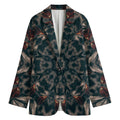 Vintage Kaleidoscope Print Women's Blazer
