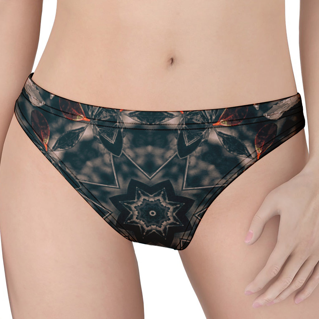 Vintage Kaleidoscope Print Women's Thong