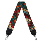 Vintage Knitted Pattern Print Bag Strap