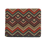 Vintage Knitted Pattern Print Bifold Wallet