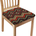 Vintage Knitted Pattern Print Chair Cushion Cover
