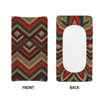 Vintage Knitted Pattern Print Changing Pad Cover