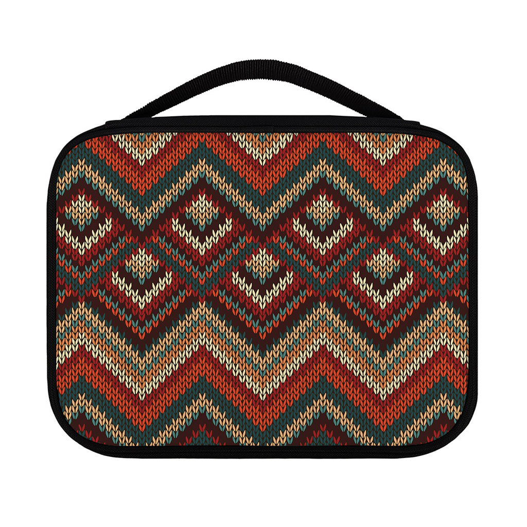 Vintage Knitted Pattern Print Classic Bible Case
