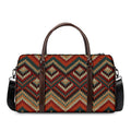 Vintage Knitted Pattern Print Duffel Bag