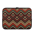 Vintage Knitted Pattern Print Laptop Sleeve
