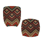 Vintage Knitted Pattern Print Office Chair Cover